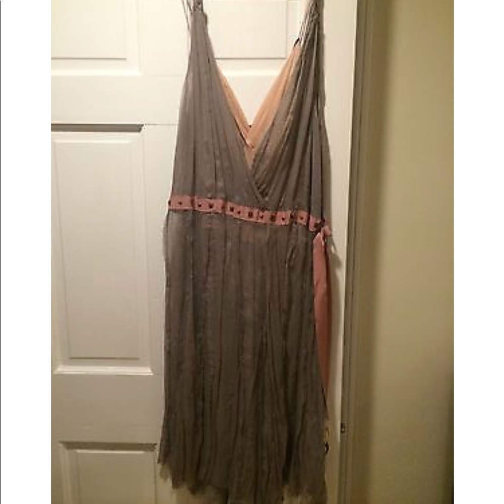 NWT DEVELOPMENT SILK DRESS LILAC 8